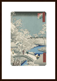 目黒太鼓橋夕日の岡