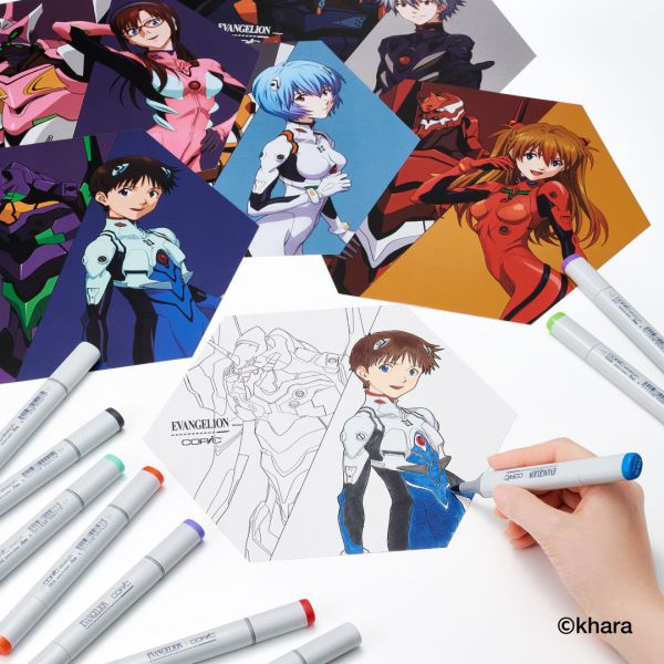EVANGELION×COPIC EVA Color Set Premium Edition_9