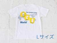【大阪学院大学】ＯＧＵ　Tシャツ　（白） Ｌサイズ