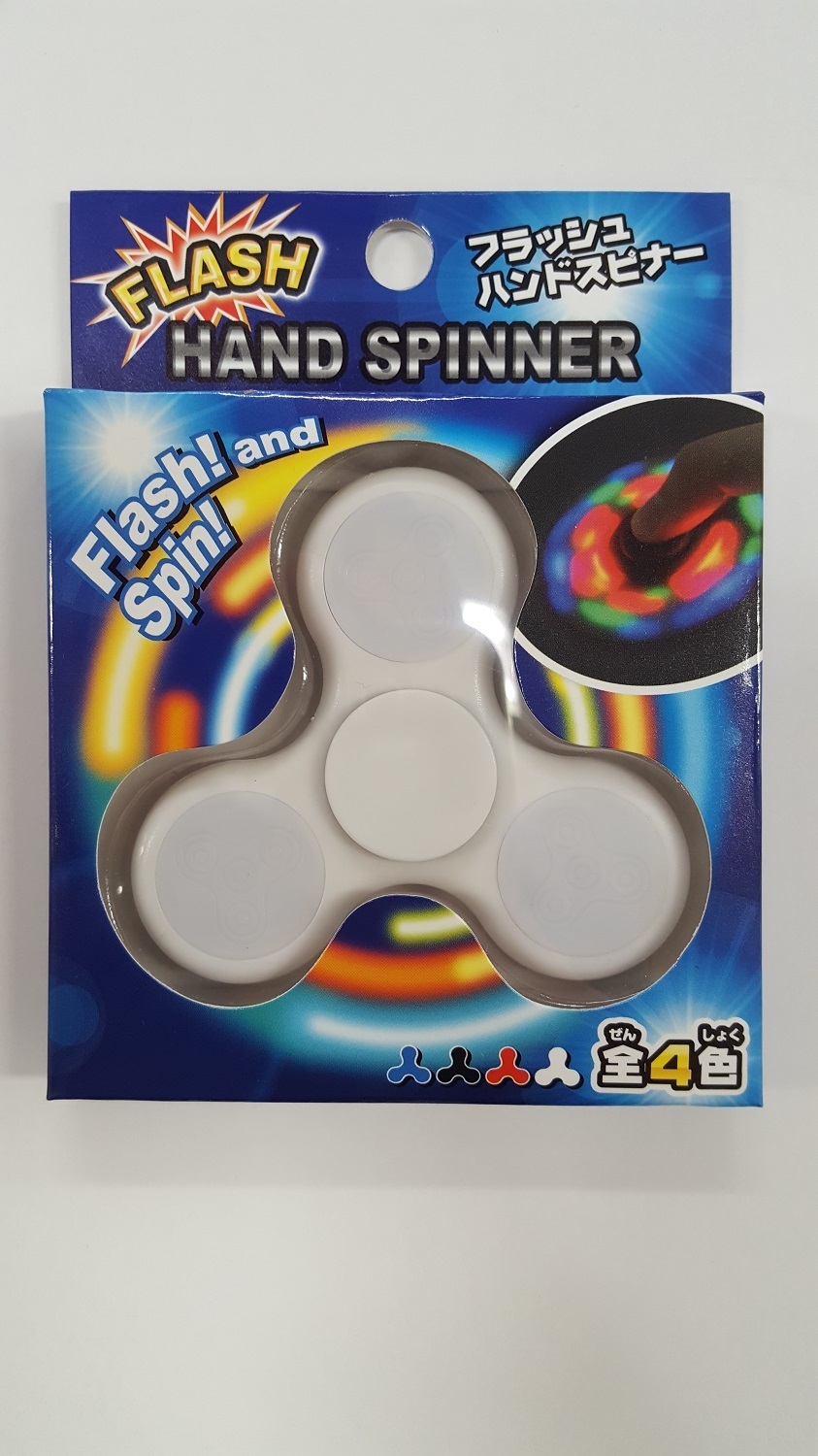 ＦＬＡＳＨ　ＨＡＮＤ　ＳＰＩＮＮＥＲ　フラッシュ　ハンドスピナー（白）