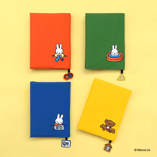 ブックカバー 文庫 ボリス イエロー/Book Cover Boris Yellow (A6 Size)_7
