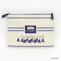 トラディショナルロゴシリーズ ブックポーチ ブラック・ベア 行進/Traditional Logo Series　Book Pouch Black Bear Parade