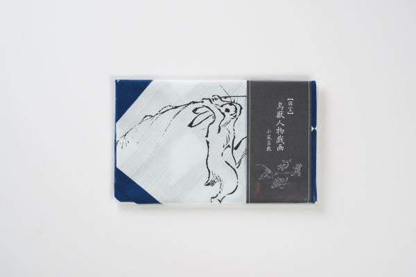 小風呂敷 鳥獣戯画 紺_2