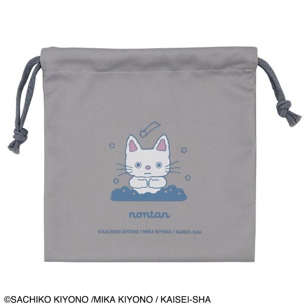 ehontomo×ノンタン　巾着（おやすみなさい）_2