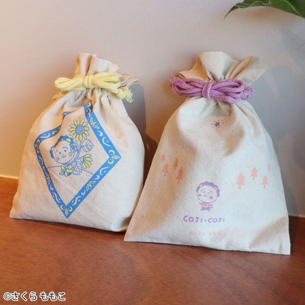 コジコジ　巾着（コジコジとひまわり）_3