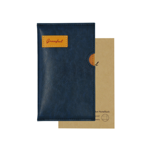 Greeful スマートノートホルダー（ノート付き）　ネイビー×イエロー_1