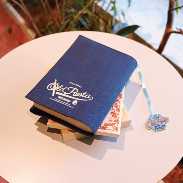 Old Resta 帆布ブックカバー(文庫用) アーム筆入_5