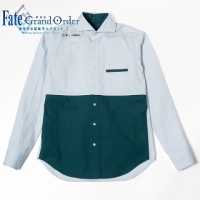 FATE grand order　カジュアル Fabric switching シャツ　Bedivere（メンズS）