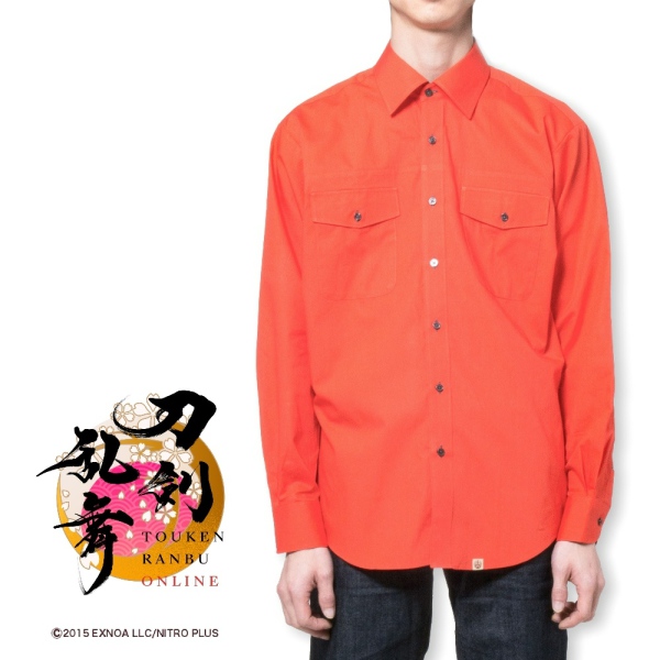 刀剣乱舞ONLINE　メンズ　シャツ　陸奥守吉行　L_1