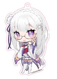 Ｒｅ：ゼロから始める異世界生活　紀伊國屋書店限定アクリルキーホルダー　エミリア