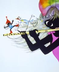 藤城清治：レフグラフファイン版画 マボロシの少女（受注生産商品