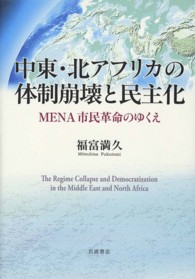 中東・北アフリカの体制崩壊と民主化―ＭＥＮＡ市民革命のゆくえ
