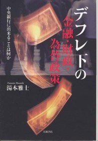 デフレ下の金融・財政・為替政策 - 中央銀行に出来ることは何か