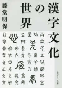 角川ソフィア文庫<br> 漢字文化の世界