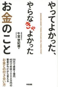 やってよかった、やらなきゃよかったお金のこと