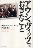 アウシュヴィッツでおきたこと
