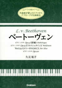 作曲家が愛したピアノからアプローチする演奏法　ベートーヴェン