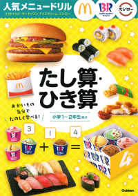 マクドナルド・サーティワンアイスクリーム・スシロー　たし算・ひき算 - 小学１～２年生向け 人気メニュードリル