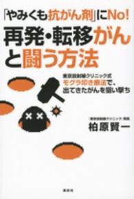 「やみくも抗がん剤」にＮｏ！再発・転移がんと闘う方法 - 東京放射線クリニック式モグラ叩き療法で、出てきたが