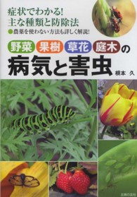 野菜果樹草花庭木の病気と害虫 - 症状でわかる！主な種類と防除法　農薬を使わない方法