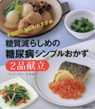 糖質減らしめの糖尿病シンプルおかず２品献立