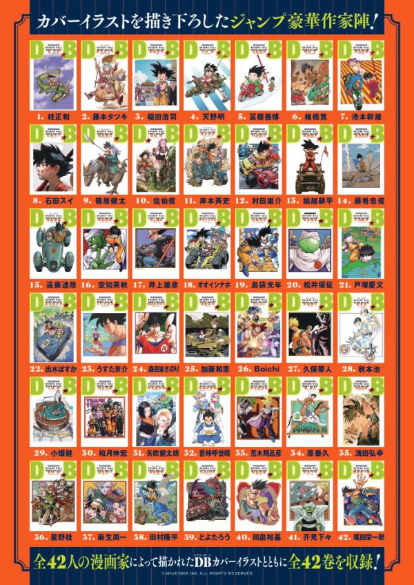 ジャンプコミックス<br> DRAGON BALL 全42巻セット Double Cover Box_2