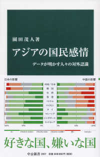 中公新書<br> アジアの国民感情―データが明かす人々の対外認識