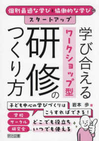 個別最適な学びと協動的な学びのスタートアップ　学び合えるワークショップ型研修のつ