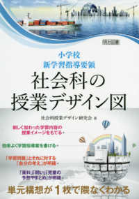 小学校新学習指導要領社会科の授業デザイン図 - 単元構想が１枚で隈なくわかる