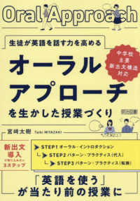 生徒が英語を話す力を高める　オーラル・アプローチを生かした授業づくり