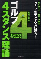 ゴルフ４スタンス理論 - タイプ別でこんなに違う！