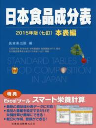 日本食品成分表２０１５年版（七訂）本表編
