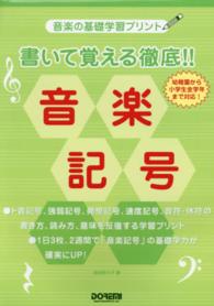 書いて覚える徹底！！音楽記号 - 音楽の基礎学習プリント