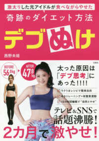 デブぬけ―激太りした元アイドルが食べながらやせた奇跡のダイエット方法