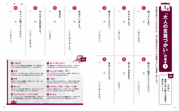 ＴＪ　ＭＯＯＫ<br> 素敵な人の品格を身につける語彙力練習帳_3