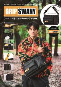 GRIP SWANY ワッペン付きショルダーバッグBOOK MM