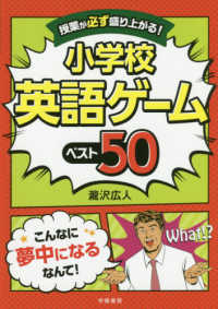 授業が必ず盛り上がる！小学校英語ゲームベスト５０