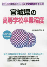 宮城県の公務員試験対策シリーズ<br> 宮城県の高等学校卒業程度 〈２０１８年度版〉