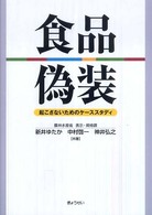 食品偽装 - 起こさないためのケーススタディ