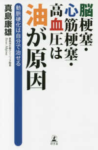 脳梗塞・心筋梗塞・高血圧は油が原因 - 動脈硬化は自分で治せる