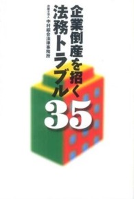 企業倒産を招く法務トラブル３５