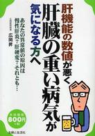 肝機能の数値が悪く肝臓の重い病気が気になる方へ