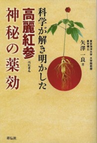 科学が解き明かした高麗紅参神秘の薬効