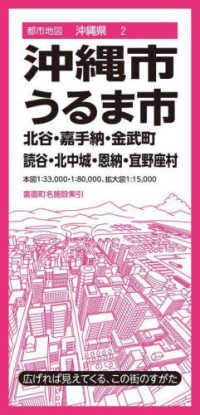 沖縄市・うるま市 - 北谷・嘉手納・金武町　読谷・北中城・恩納・宜野座村 都市地図 （４）