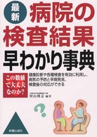 最新病院の検査結果早わかり事典