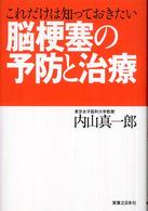 これだけは知っておきたい脳梗塞の予防と治療