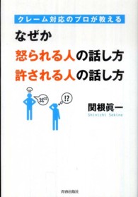 クレーム対応のプロが教えるなぜか怒られる人許される人の話し方