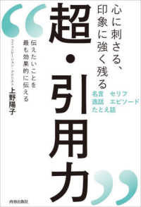 心に刺さる、印象に強く残る　超・引用力