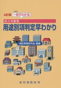 一目でわかる防火対象物用途別項判定早わかり （４訂版）