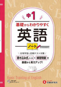 中１基礎からわかりやすく英語ノート